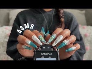 [ASMR] Tapping & Scratching With Long Nails 😴