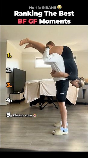 Ranking The BEST BF GF Moments 4 #shortsviral