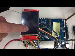 Banana Pi BPI-R64 SPI touch panel test