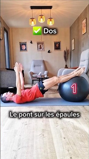 3 exercices de PILATES pour bien débuter avec le gros ballon #pilates #mobility #pilatesball