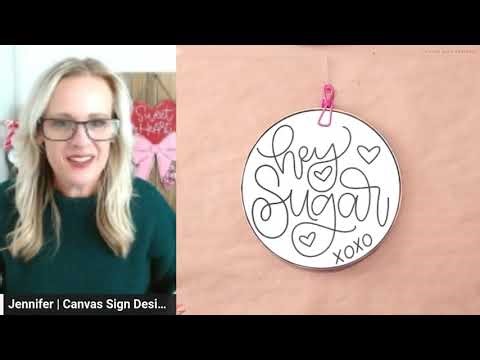 Hey Sugar Valentine’s Day Mini Sign | How to Transfer Lettering Onto Wood Signs