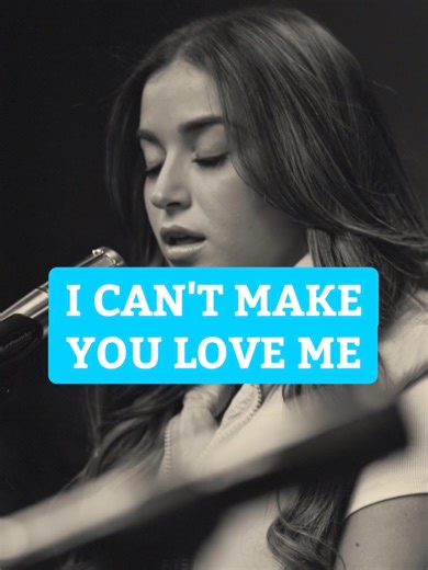 I Can’t Make You Love Me Acoustic Cover Performance