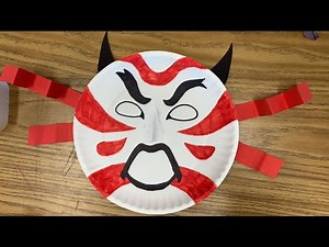 Kabuki Masks — 2nd Grade Art Lesson