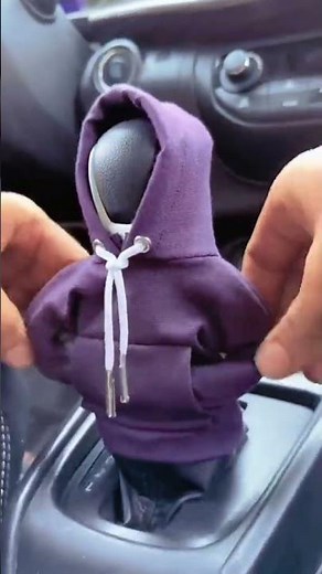 Hoodie gear shift? Car’s got drip now 🚗#dhgate