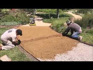 How to install decomposed granite with TerraKoat EX