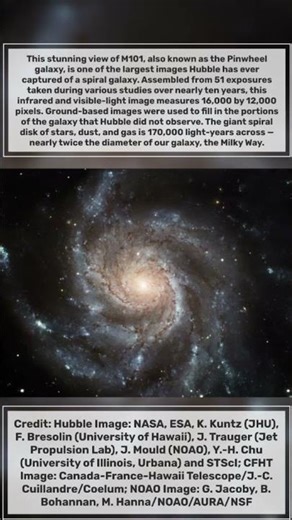 Pinwheel galaxy #space #galaxy #nasa