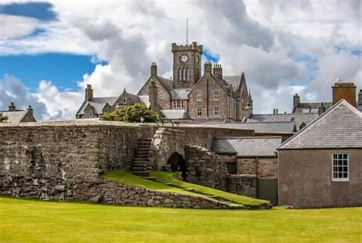 Lerwick Town Hall doubles as the police station on the popular BBC crime series Shetland. #shetland | Shetland