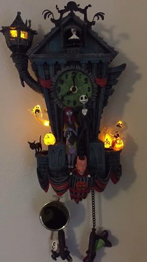 Tim Burton's The Nightmare Before Christmas Cuckoo Clock