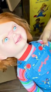 Introducing the ultimate Chucky doll from Trick or Treat Studios, perfect for any fan of horror movies. This original and authentic collectible is made in the United States and is sure to impress. The doll features intricate details and is designed to resemble the iconic character as closely as possible. Ideal for display or play, this doll is a must-have for any horror movie enthusiast. Don't miss out on the opportunity to own a piece of movie memorabilia that is both unique and highly sought a