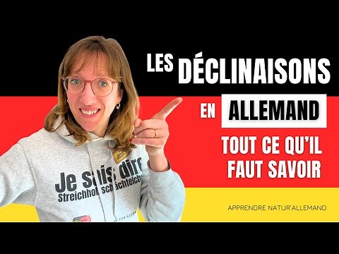 🇩🇪 Les déclinaisons en allemand - Les 4 cas en allemand (nominatif, accusatif, datif, génitif)