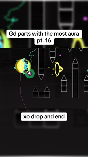 Repost because there wasn’t audio, this level is pretty cool but not that much “aura” I kinda wanted to just do some krmal levels /// let me know any levels you guys want me to do! #geometrydash #gd #fyp #aura #xo gd parts with the most aura pt. 16