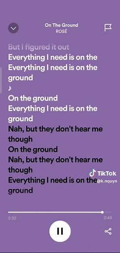 On The Ground - Rosé Lyrics | Blackpink Song