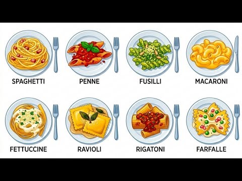 Every Type of Pasta Explained Part-1