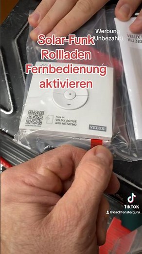VELUX Solar-Funk Fernbedienung aktivieren/ einlernen