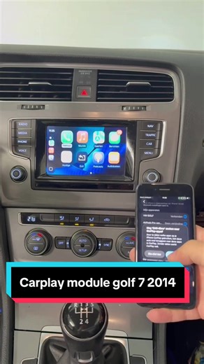 🚗🔥 Volkswagen Golf 7 CarPlay upgrade! 🔥🚗 Met deze CarPlay module krijg je Apple CarPlay & Android Auto op het originele scherm van je Golf 7 🤯 ❌ Geen aftermarket scherm ❌ Geen rommelige kabels ✅ OEM look & originele bediening ✅ Werkt alsof het af fabriek is 📱 Apple CarPlay 📱 Android Auto 🎶 Spotify | Apple Music | YouTube Music 🗺️ Waze | Google Maps | Apple Maps 📞 Handsfree bellen & WhatsApp 🎙️ Siri & Google Assistant Alles bedien je via: 👉 touchscreen 👉 knoppen en draaiknoppen ⚡ Plu