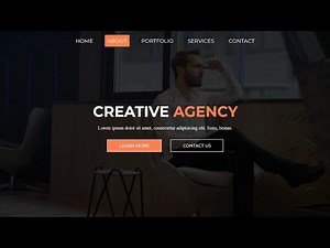 How to create a website Layout | Owl carousel full-width image slider