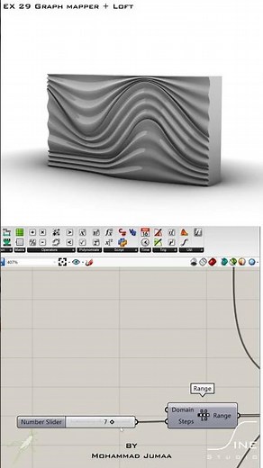 Grasshopper - EX 29 - Graph mapper + Loft