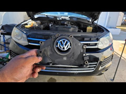 Volkswagen VR6 front main seal on a Touareg. Works for Passat,Atlas,R32,R36,Beetle,GTi,Jetta,AudiQ7