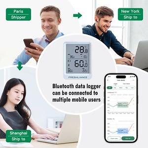 [Hot Item] Bluetag Th20 Wireless Bluetooth Temperature Humidity Data Logger