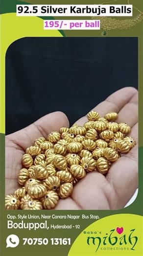 92.5 Silver Karbuja Balls