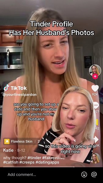 Wife Discovers Husband's Photos on Tinder Profile