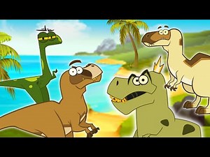 "Curious About Dinosaurs? 🦕 Fun Facts & Cartoon Adventure | Educational Videos For Kids "