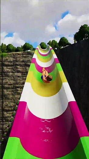 POV: You Survived The Lava Slide Somehow 🌋😮‍💨 (Planet Coaster 2)