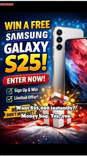 FREE Samsung Galaxy S25 Ultra 😳🔥 (Limited Time!)
