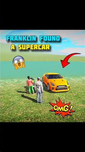 FRANKLIN FOUND ASUPER CAR 🤯| INDIAN BIKE DRIVING 3D #indianbikedriving3d #ibd3dgameplay #storyvideo