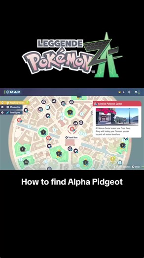 #HowTo find #Alpha #Pidgeot in #PokemonLegendsZA #Livestream