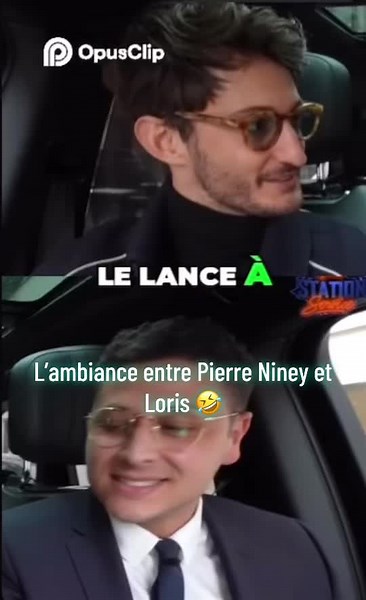L'ambiance unique entre Pierre Niney et Loris