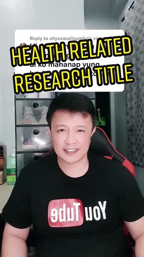 Health Related Research Titles: Ideas and Inspiration