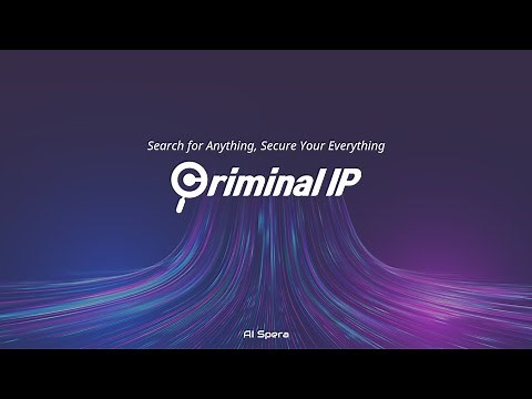 Introducing Criminal IP | Cyber Threat Intelligence Search Engine