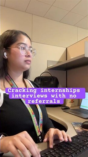 Landing big tech interviews for internships #students #phd #internship #tech #ai #study #relatable