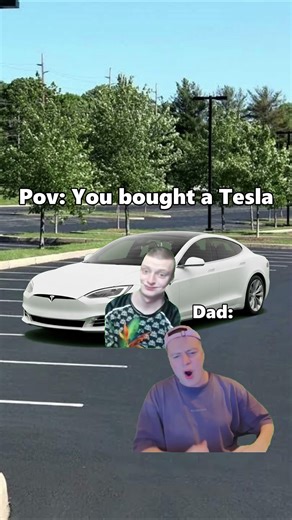Pov: You bought a Tesla #meme #memes #funny #humor #car #tesla #jokes #comedy