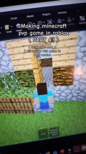 Making game [PART 4] #minecraft #recommended #roblox