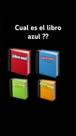 Cual es el libro azul ??