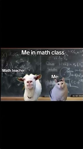 Me in math class be like😂… #funny #video #mathmemes #comedy