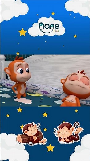 Ten in Bed Kids Song | Nursery Rhymes by Nane Kids | Ten Little Monkey