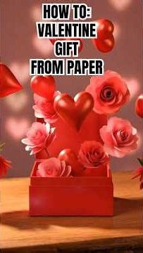 HOW TO: Engineer a Valentine Gift from Paper! 🤯 (No Glue Spills!)