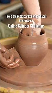 Explore Different Cylinder Forms #ceramicclay #ceramic #pottery #potterytutorial #clay #potteryclay