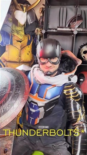 Entire #Thunderbolts Squad in One #Cosplay! #USAgent #Taskmaster #WinterSoldier #Marvel #3DPrinting