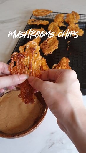 Delicious Crispy Mushroom Chips Recipe Tutorial
