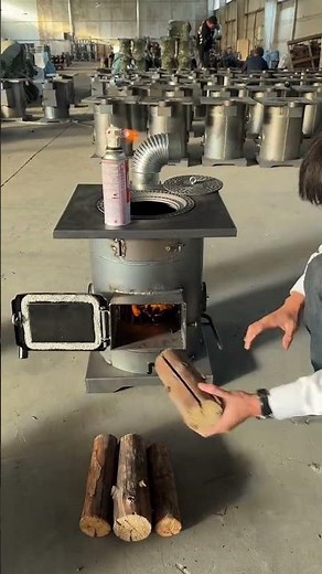 Experience powerful winter heating with the smokeless gasification furnace—designed for rural homes,