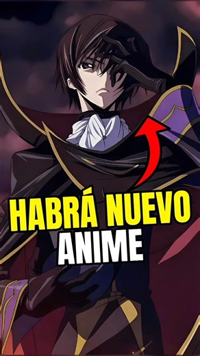 Se confirma NUEVO ANIME de Code Geass #codegeass