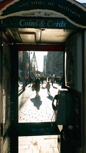 Frame within a frame composition w long shadows #streetphotography