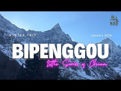 You Won't Believe This Is China! Travel to Bipenggou with Kids in Winter