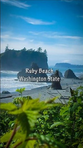 POV: You're at Ruby Beach #pacificcoast #olympicnationalpark #pnwadventures #oceanview #fypage