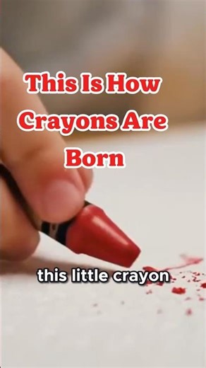 This Is How Crayons Are Born #howitsmade #crayons #howcrayonsaremade #insidethefactory