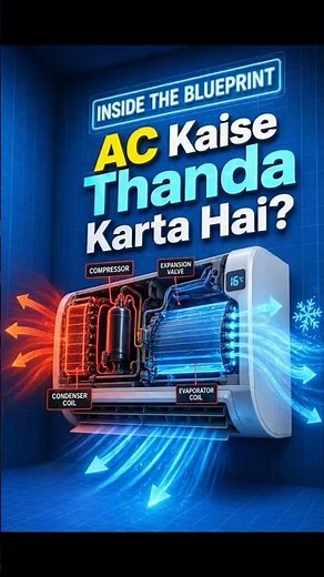 AC Kaise Kaam Karta Hai? | 3D Animation